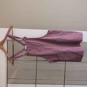 Adorable size small mauve overall shorts!